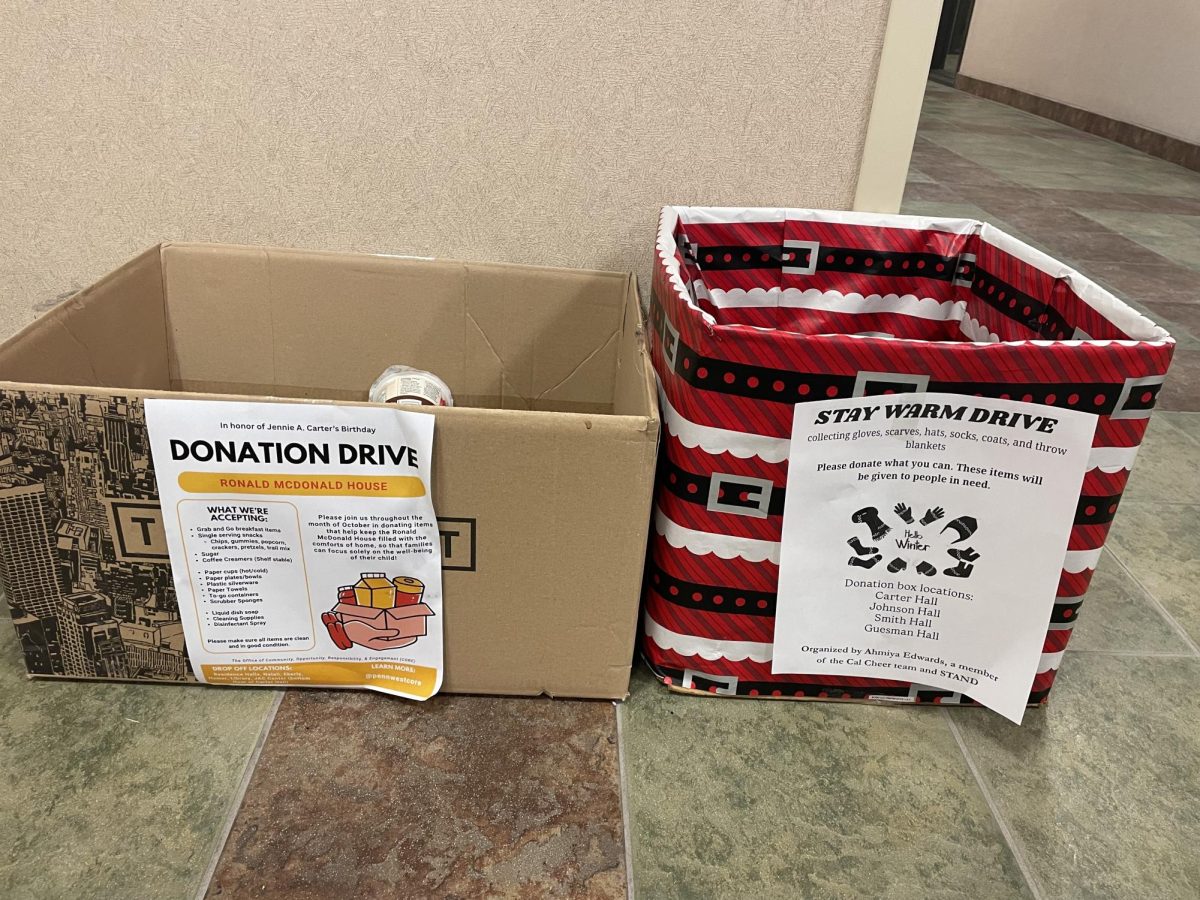 PennWest Cal Hosts Holiday Drives Throughout Campus