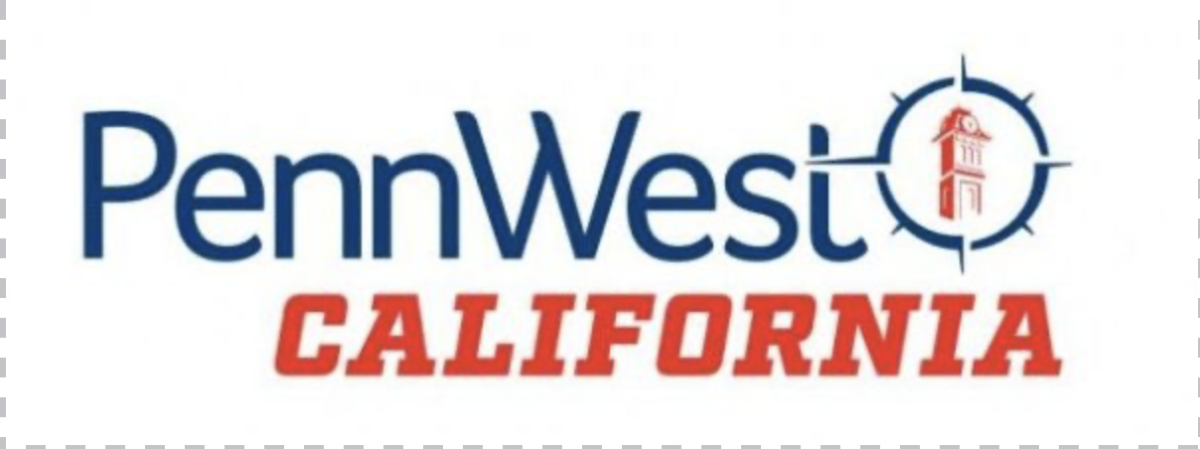The wordmark design for PennWest California