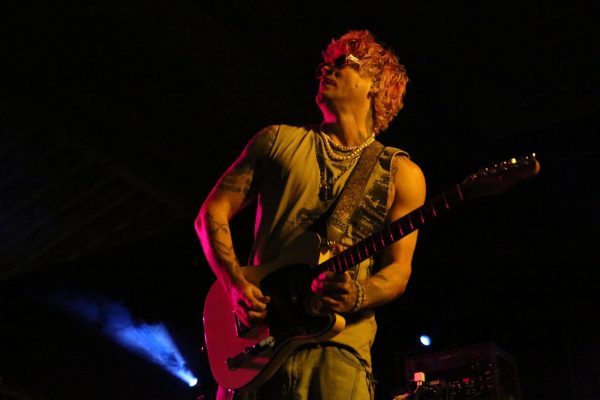 Hot Chelle Rae in active performance at PennWest California's Convocation Center
