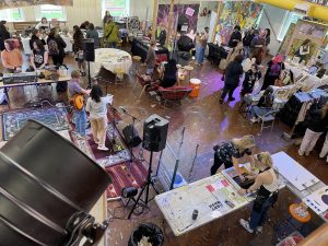 Students, faculty, and other visitors gauged their interests with each vendor as a live music duo, Scott and Rosanna, serenaded everyone in Vulcan Hall. 