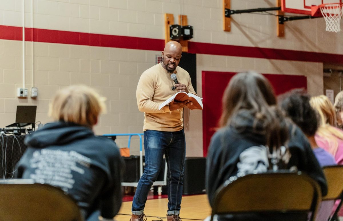 Cal U alum Lemuel Woodson III, co-founder of The Youth Mission, actively preaching as part of his youth ministry
